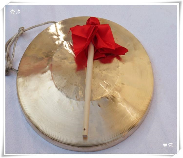 Ethnic Percussion Gongs, Drums, Copper Gongs, Musical Instruments, Gongs, High, Medium, Low, Tiger Sound Gongs, Peking Opera Drama Troupe, Small and Large Gongs, Free Gong Hammer