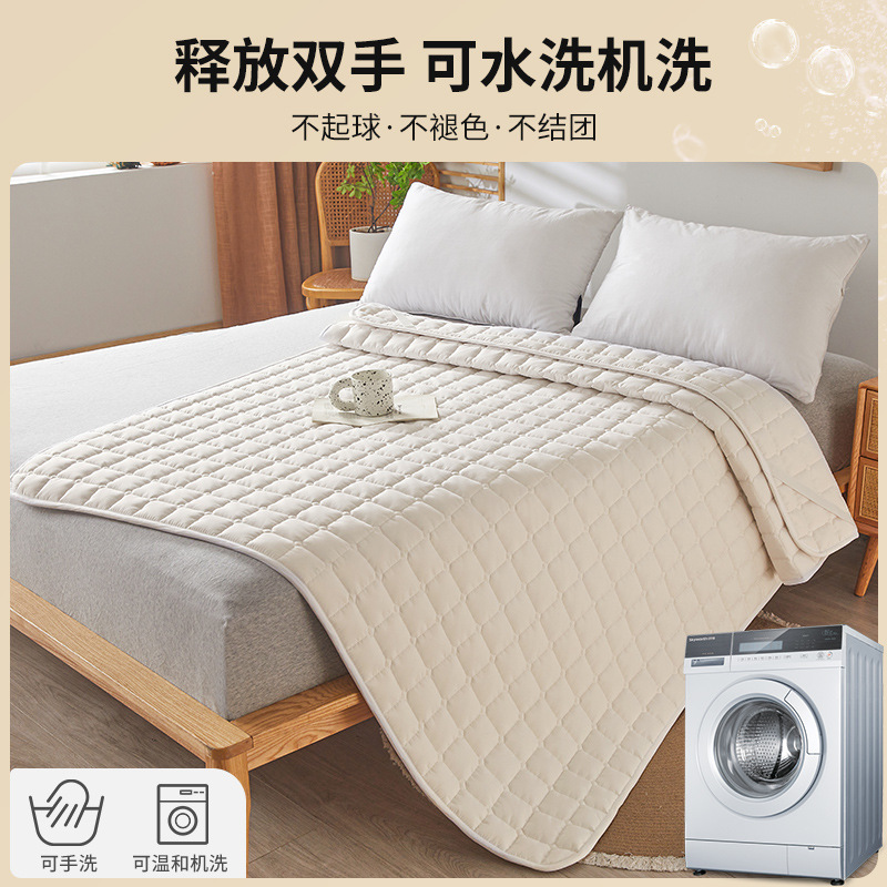 Mattress soft cushion household bedroom thin non-slip mat mattress dormitory student single double tatami protective pad machine washable