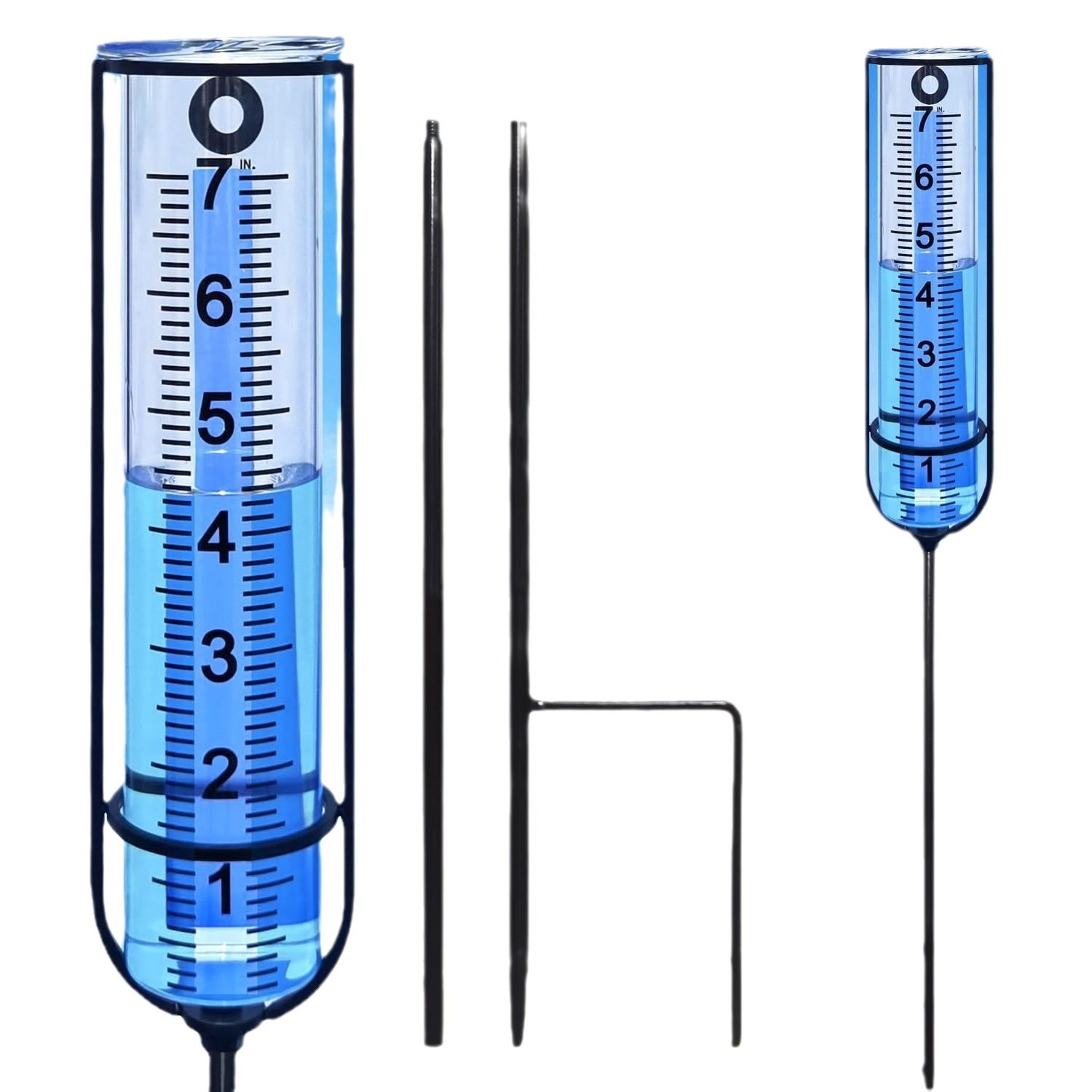 Cross-Border Rain Gauge Plastic Anti-Freeze Wiper Meter with Bracket Suitable for Outdoor Courtyard Garden