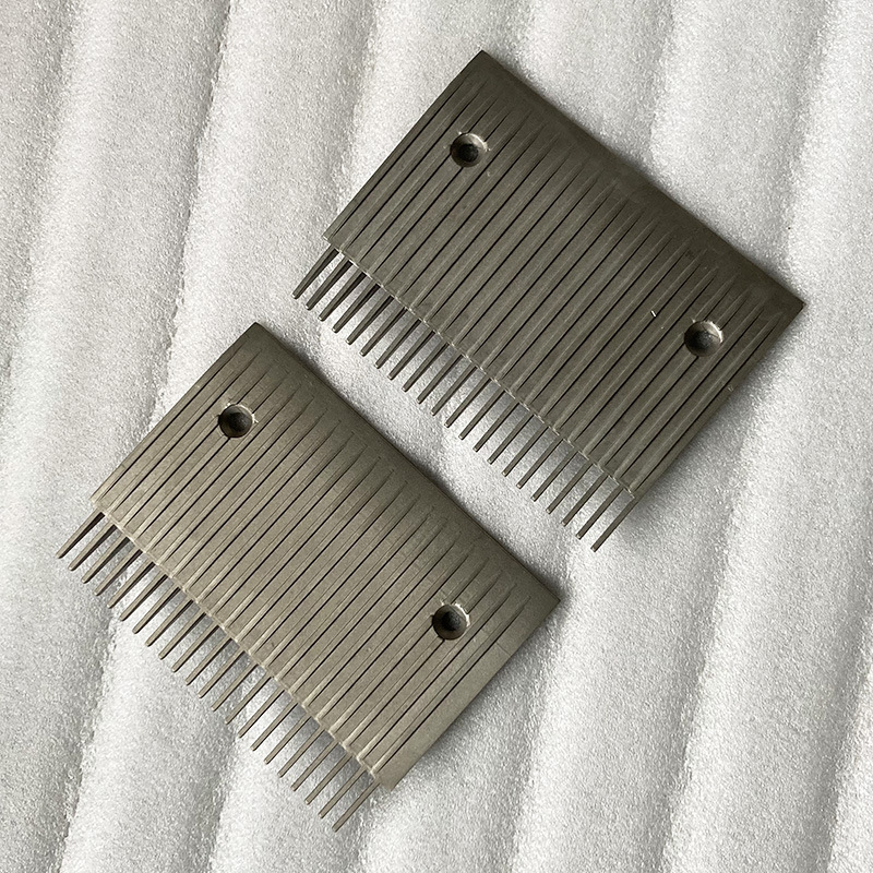 Schindler Shenlong Kangli Escalator Comb Plate, Automatic Walkway Comb Plate, 22-Tooth Vertical Stripe Aluminum Alloy Comb Plate
