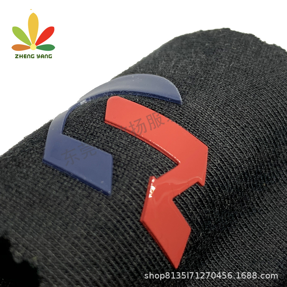 T-shirt silicone hot label LOGO Stereo label thermal transfer thermal transfer three-dimensional label