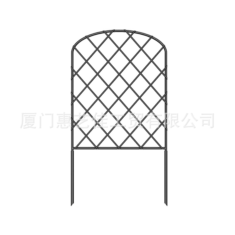 Arch Type Metal Garden Courtyard Guardrail Fence Border Ground Pile Animal Barrier Outdoor Landscape Guardrail Fence