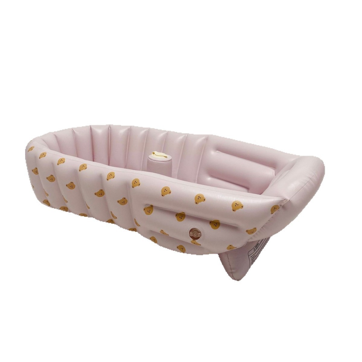 Ins Popular Olive Heart Bear Strawberry Tulip Bear Head Bathtub Kidsren's Inflatable Bathtub Bathtub