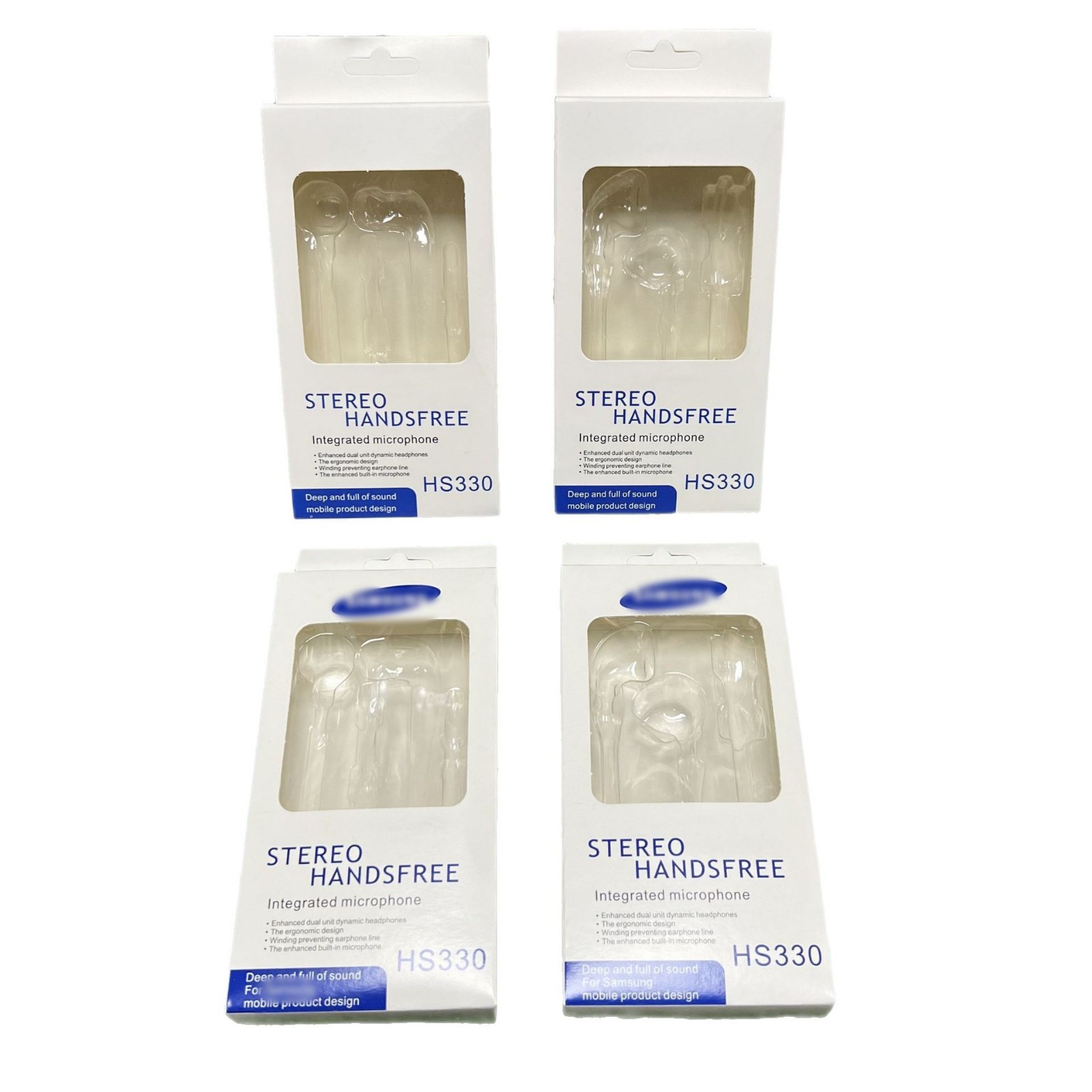 Samsung HS330 Headphone Packaging Box For Samsung S4/HS330 Headphone Universal Neutral Packaging Box