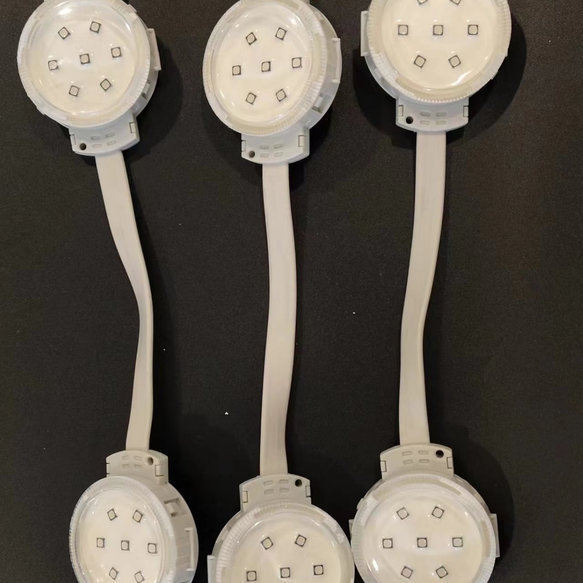 Manufacturer Supplies Led Point Light Source, Single Color and Full Color, for Building Facade Signage Decoration, Marquee Project, Gray Model