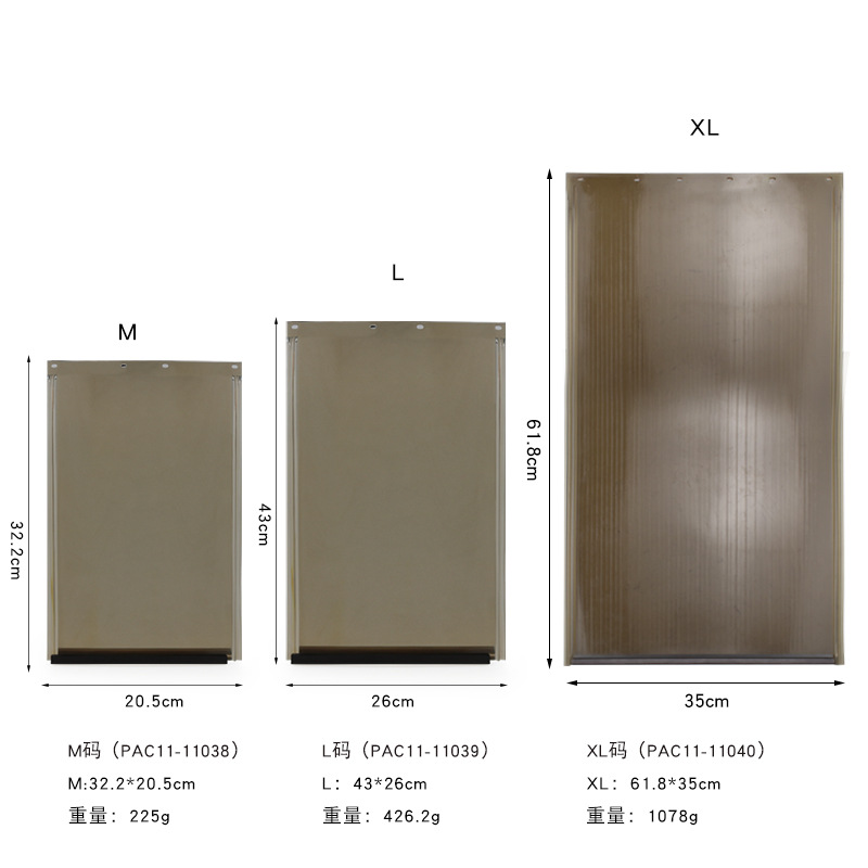 Pet Door Panel Petsafe-Pca11 Door Panel for Dogs to Enter and Exit the Dog Door Hole Brown Soft Door Panel for Free Entry and Exit