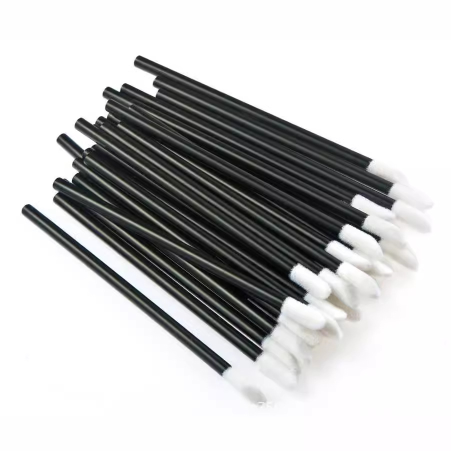 Manufacturer Wholesale Disposable Black Lip Brush Makeup Brush Portable Style Foreign Trade Wholesale Beauty Tools