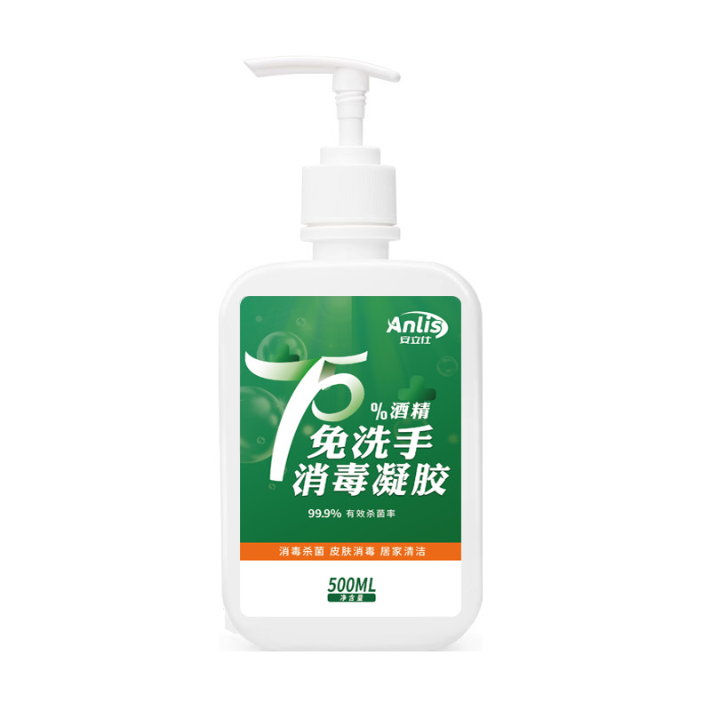 Anlis Hand Sanitizer Gel 500ml Medical 75% Alcohol Disinfectant Ethanol Antibacterial Hand Sanitizer