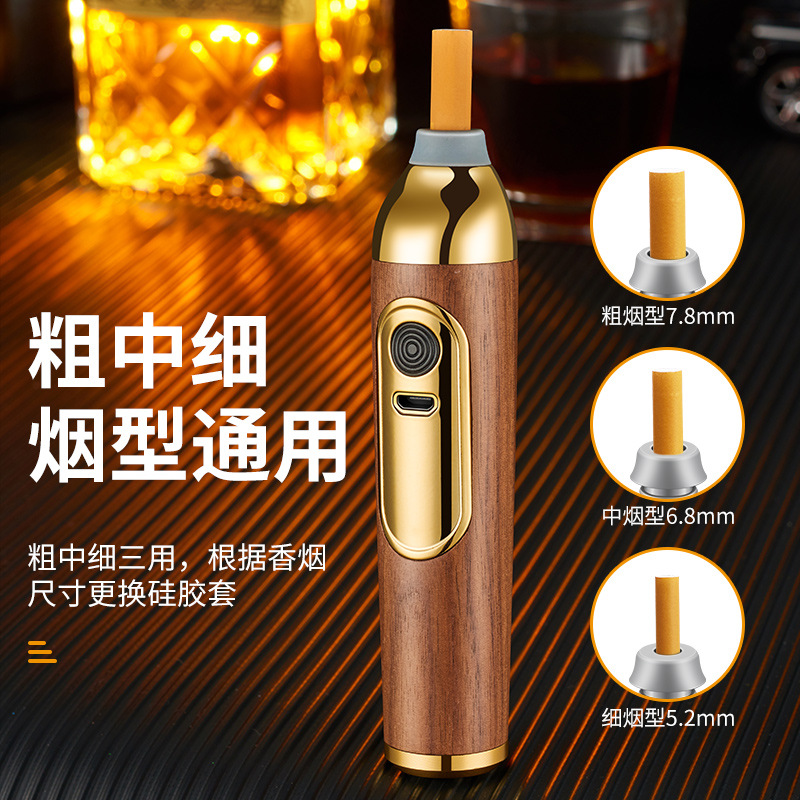 Car-mounted non-dropping soot artifact in car smoking non-dropping soot portable with cigarette lighter bullet-free Creative ashtray