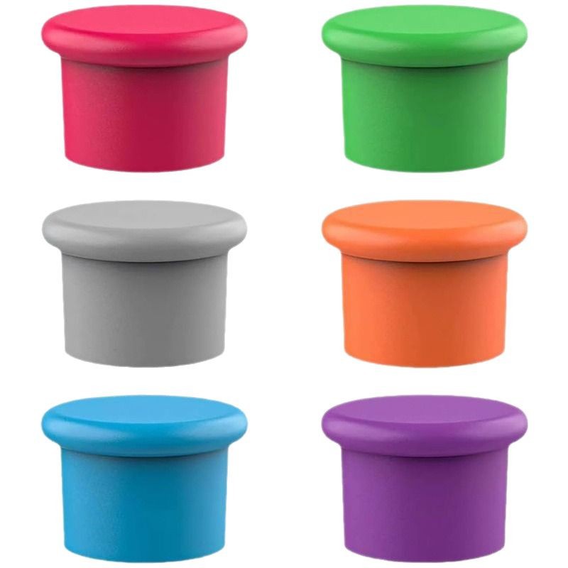 Factory Direct Sales Food Grade Silicone Red Wine Bottle Stopper, Environmentally Friendly, Non-Toxic, Leak-Proof, Fresh-Keeping, Reusable