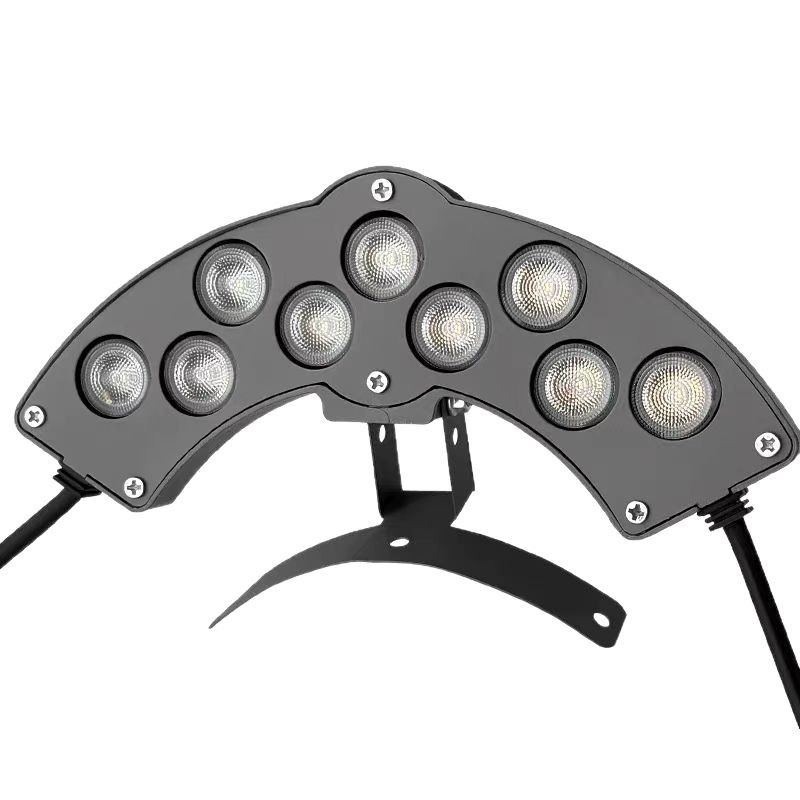 LED Corrugated Light Outdoor Waterproof Ancient Building Temple Pavilion Eaves Landscape Engineering Lighting Tile Spotlight