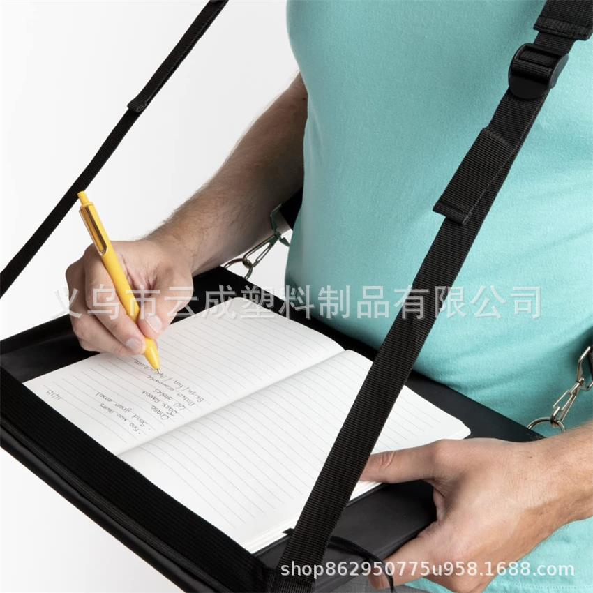Mobile Walking Laptop Strap with Adjustable Desktop and Portable Laptop Stand