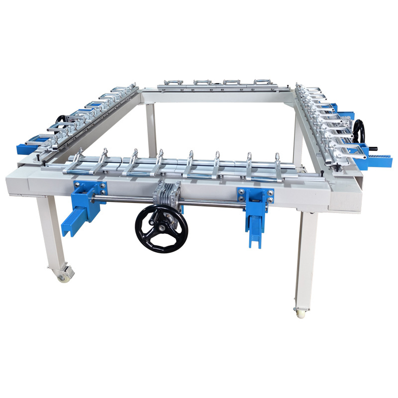 Screen Tensioning Machine Mechanical Pneumatic Manual Electric Fully Automatic Screen Tensioning Machine Screen Printing Equipment Screen Version Worm Gear Screen Tensioner