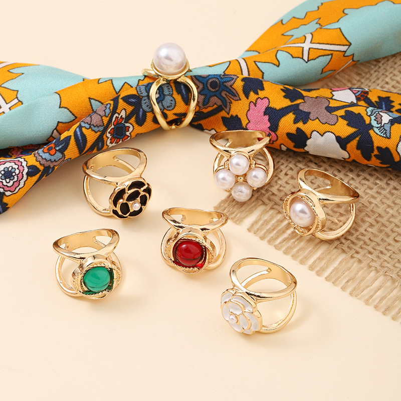 Модная простая стерео заколка для шелкового полотенца Camellia, артефакт для узла пояса тренч-кота, многофункциональная заколка для шали