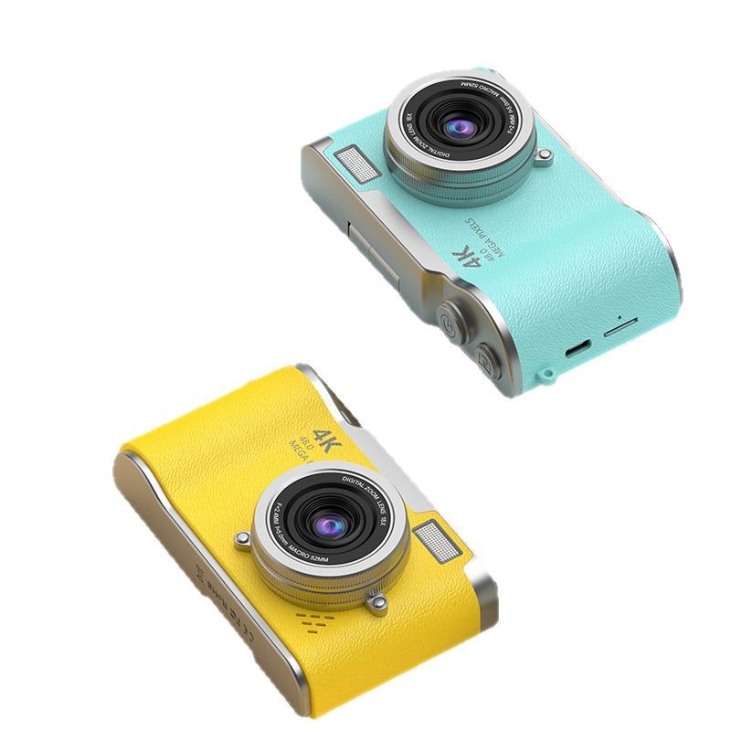 High-Definition Flip-Screen Mirrorless Digital Camera with Voice-Activated Shooting Camera, Student Entry-Level Ccd Camera