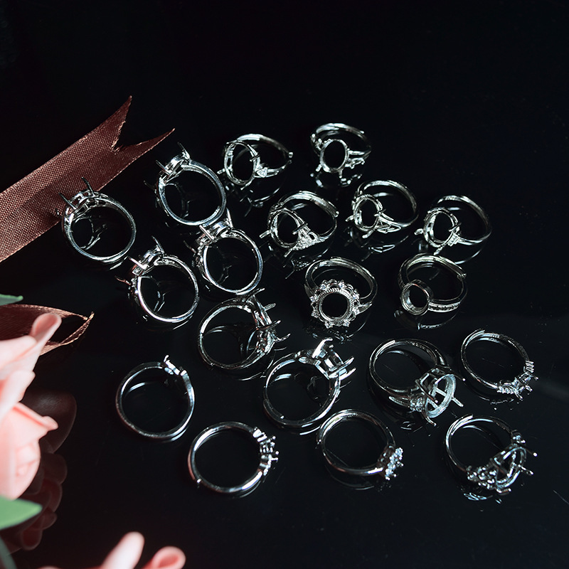 Держатель для Quit, пустой держатель, желтая медь, электропокрытие, белая сталь, золото, 925 серебро, держатель для подвесок, инкрустированные ювелирные изделия