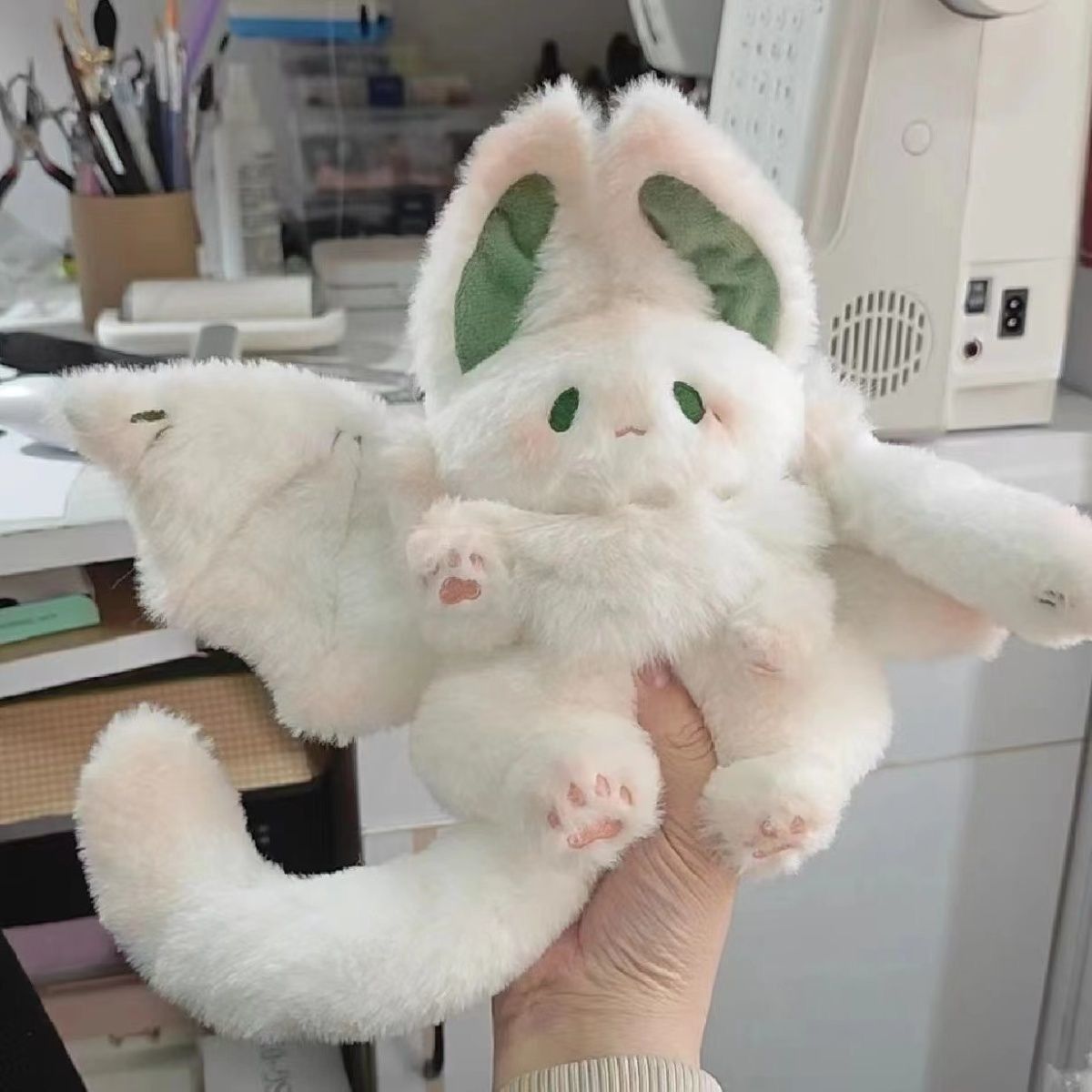 Rabbit Plush Toy Hug Pillow Big White Bat Kidsren's Birthday Gift Girl Rabbit Doll Doll Sleeping