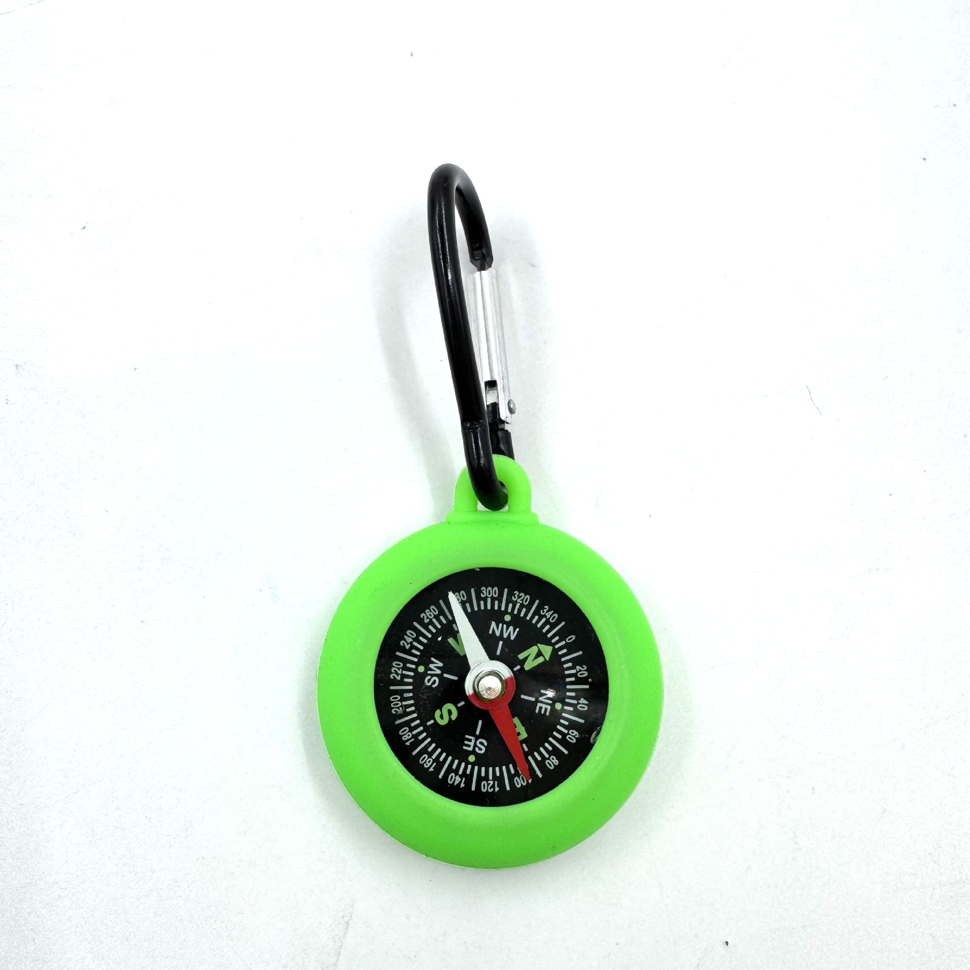 New Silicone Hanging Buckle Compass Mountaineering Buckle Hook Quick Hanging Compass for Outdoor Use