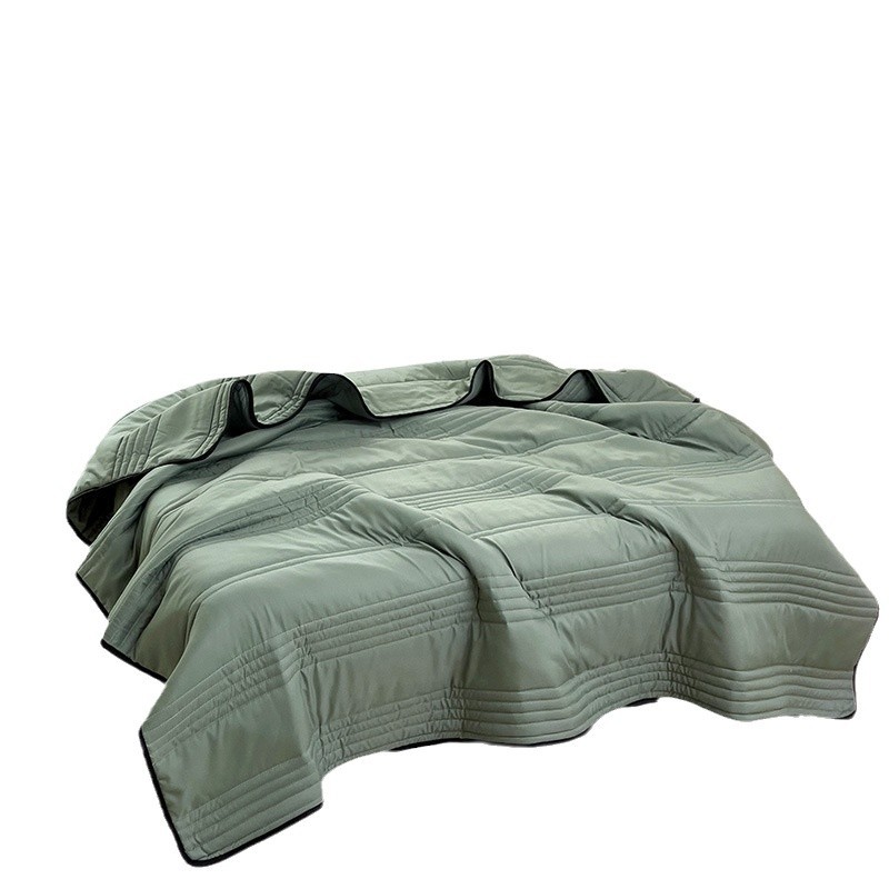 Foreign trade manufacturers summer cool quilts cross-border ebay Amazon air conditioning quilts solid color plain cool feeling blanket dense road summer quilts