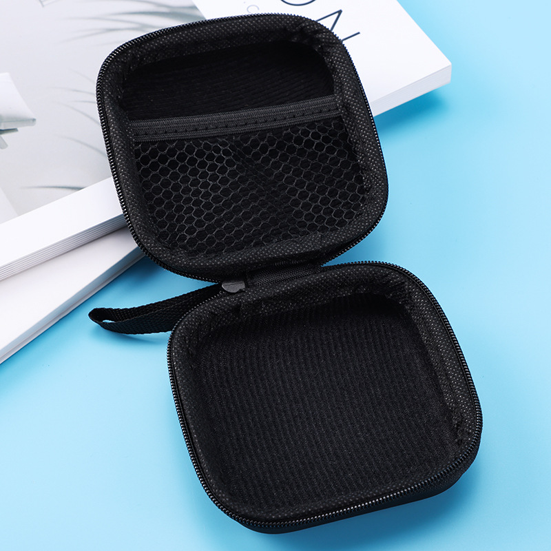 Portable Eva Bag 3C Digital Packaging Box Bluetooth Headset Storage Box Data Cable Cosmetics Bag Satchel Zipper Bag