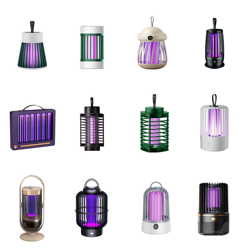 Новая кросс-бордная USB электрическая лампа-убийца комаров для дома и коммерческого использования, настенная, настольная, портативная, перезаряжаемая, маленькая уличная лампа-убийца комаров