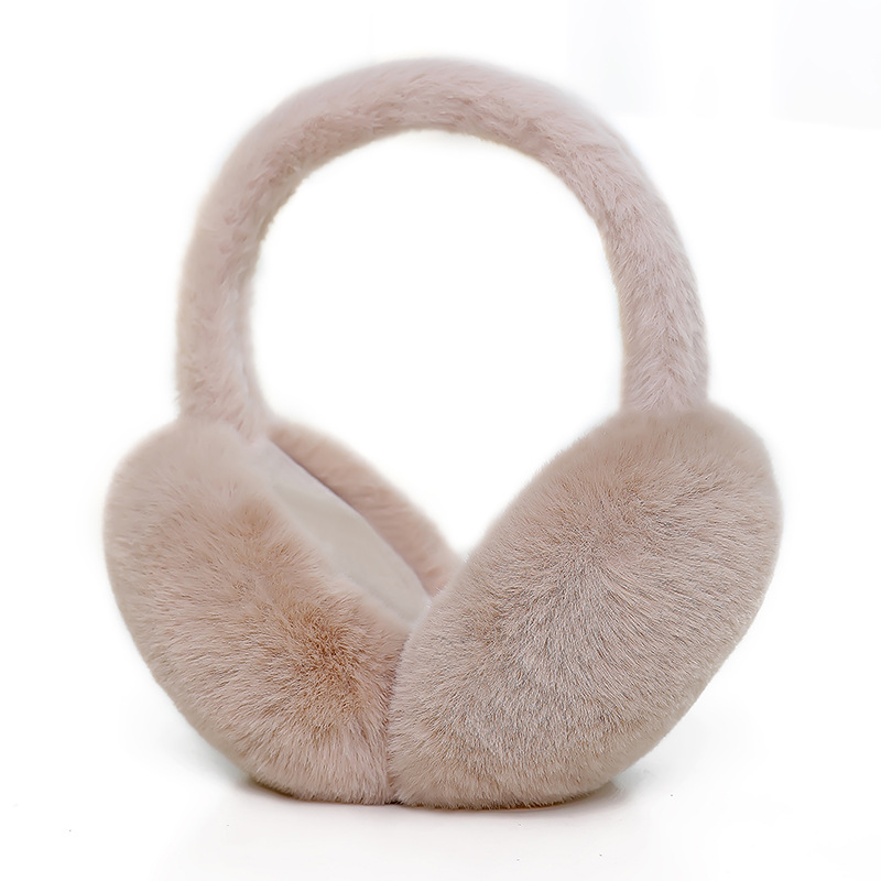 Earmuffs Winter Women's Cute Plush Winter Warm Ear Bag Anti-freezing Ear Cap Ear Cover Ear Protection Artifact Foldable Ear Warm