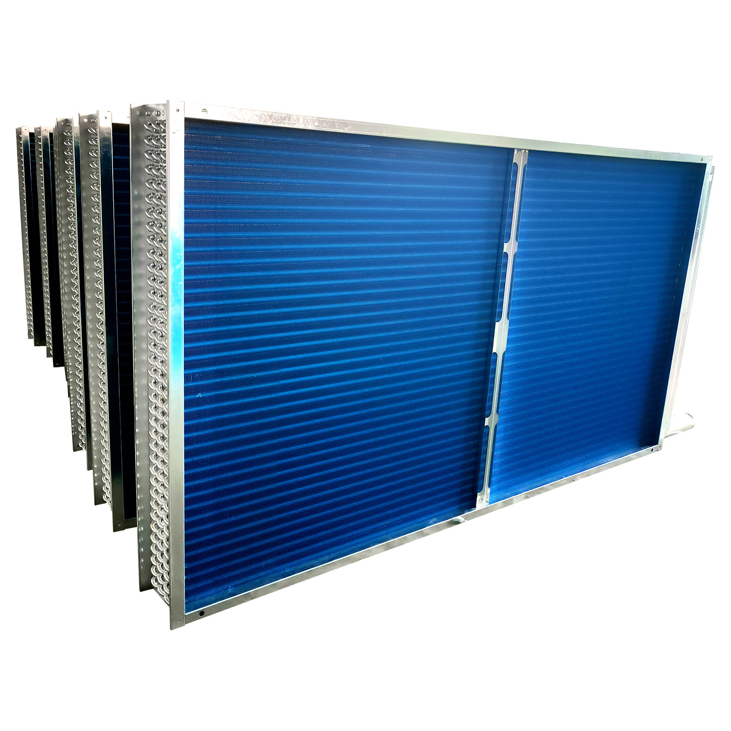 Stainless Steel Evaporator Manufacturer Copper Fin Condenser Radiator Air Conditioning Unit Fan Coil Unit Evaporator