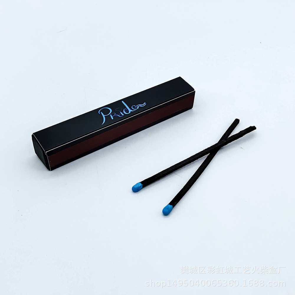 Custom black stem color head match advertising gift match advertising match custom high-grade aromatherapy match