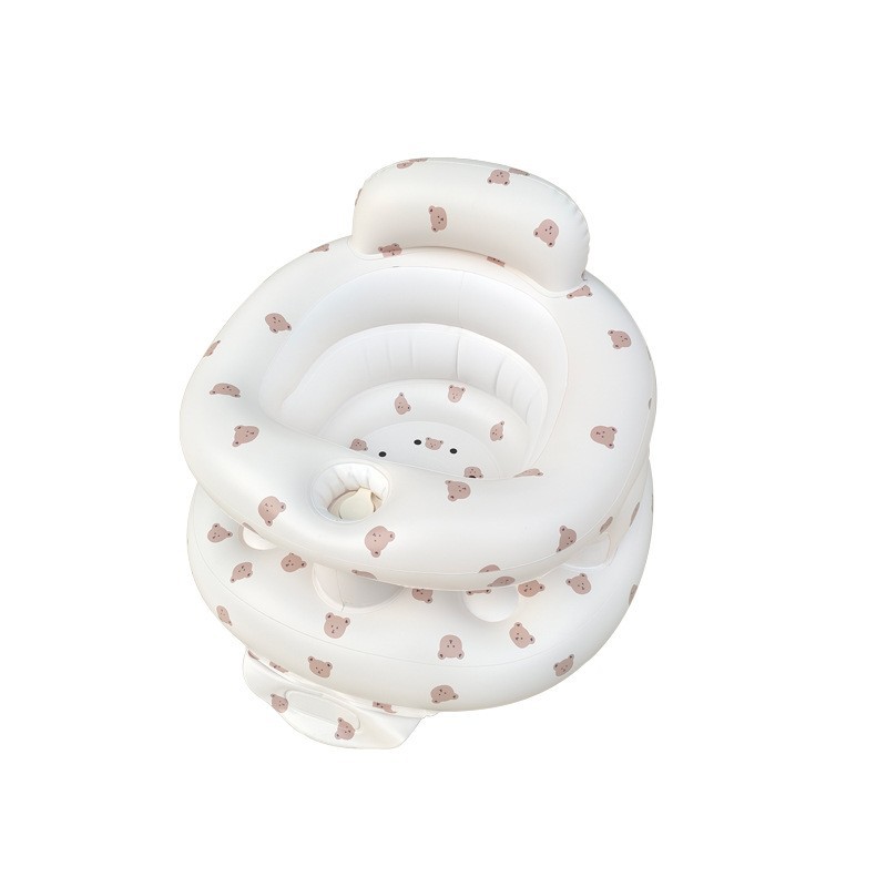 Korean Version of the New Style Baby Seat Sofa, Portable and Easy to Fold, Made of Pvc Material, Anti-Fall Sitting and Standing Learning Seat