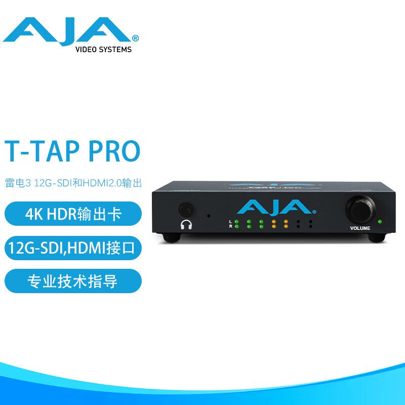 Aja T-Tap Pro Professional Edition Thunderbolt 3 12G-Sdi Capture Card Converter