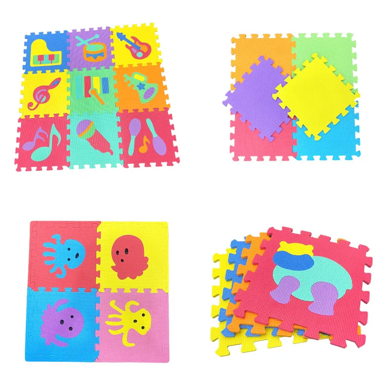 Коврик для лазания для детей Укладываемый коврик для ползания Спортивный коврик из ЭВА Коврик для гимнастики Пазл из ЭВА