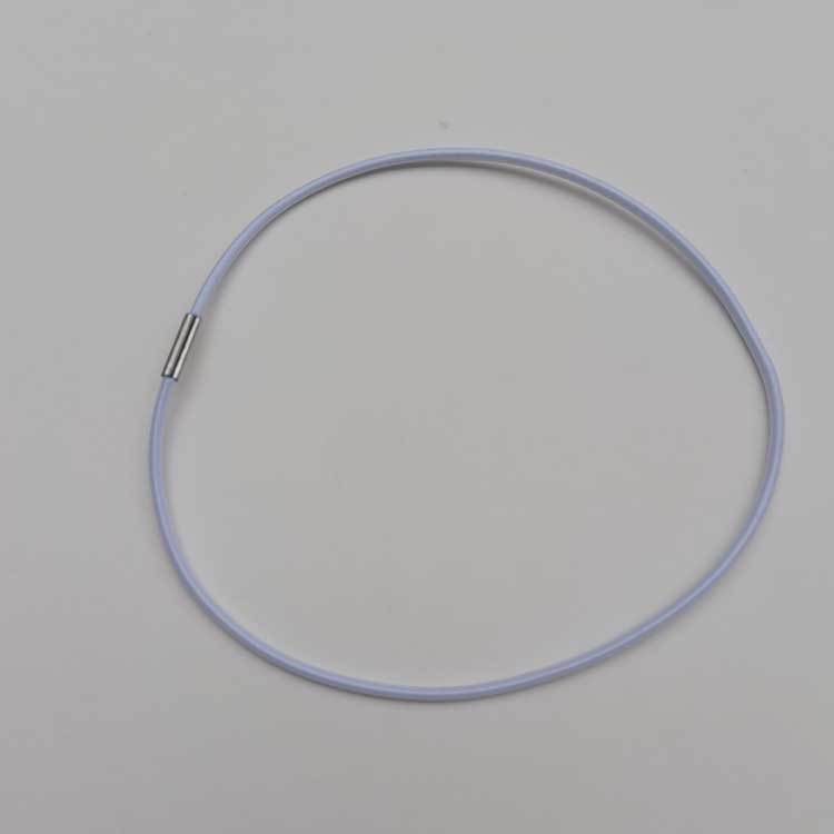 2MM imported white 30CM rubber band headband, rope headband environmental protection headband manufacturer headband manufacturer children's hair band