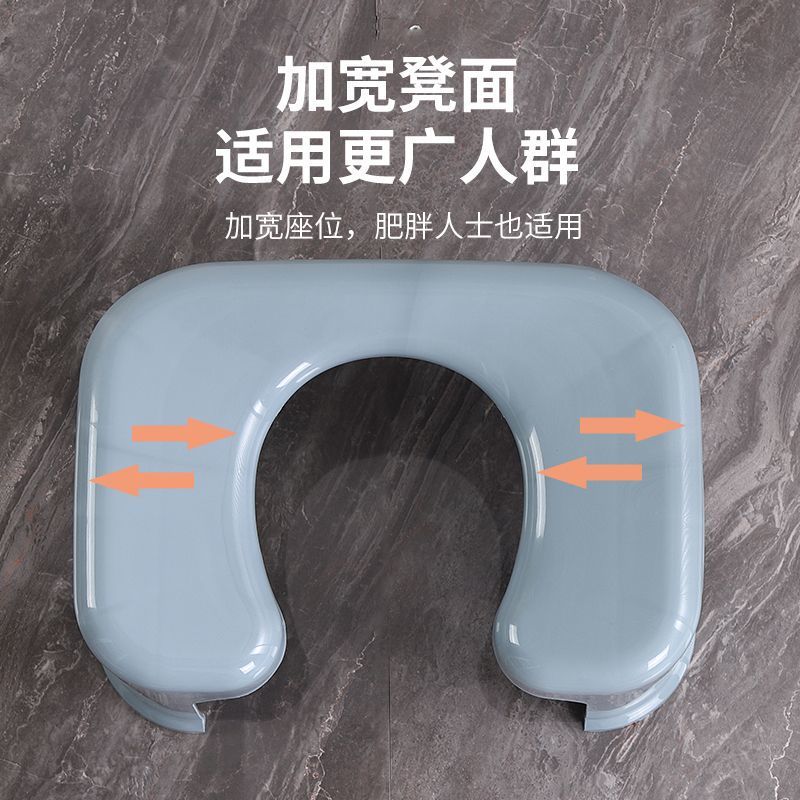 Thickened Toilet Chair Non-Slip Toilet Reinforced Mobile Squat Pit Elderly Wholesale Bathroom Medical Durable Indoor Factory