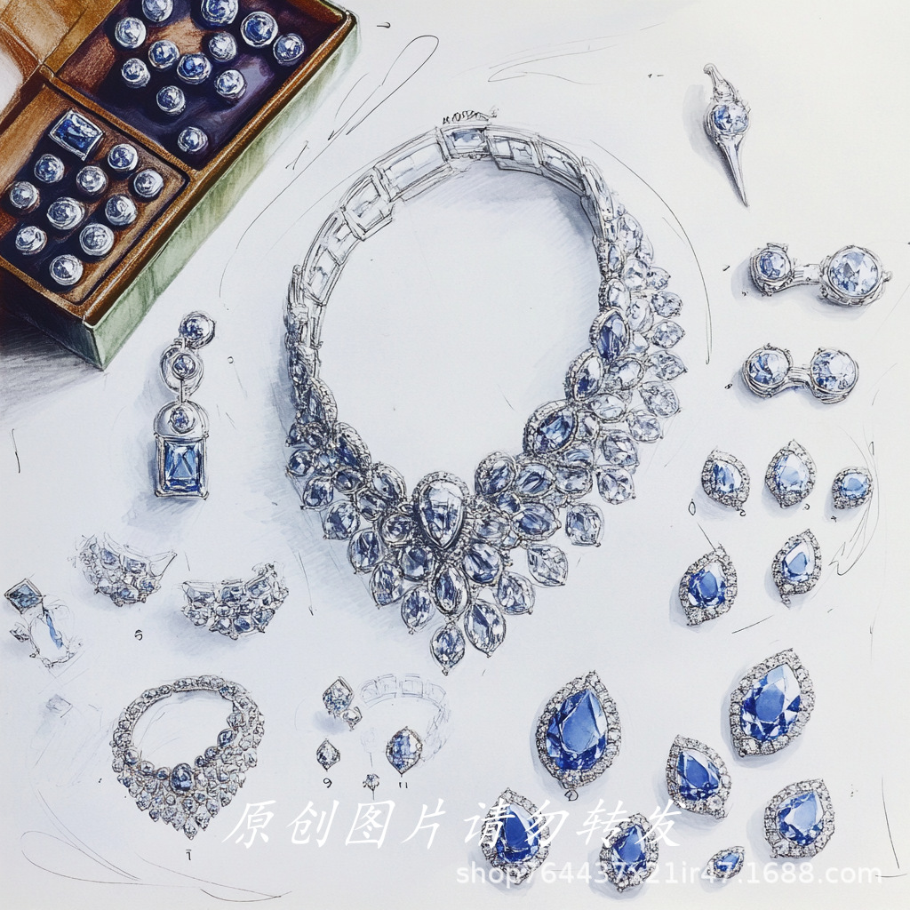 Custom-Made Necklaces, Earrings, Rings, Bracelets, Sterling Silver Jewelry, Source Factory with Pictures and Samples