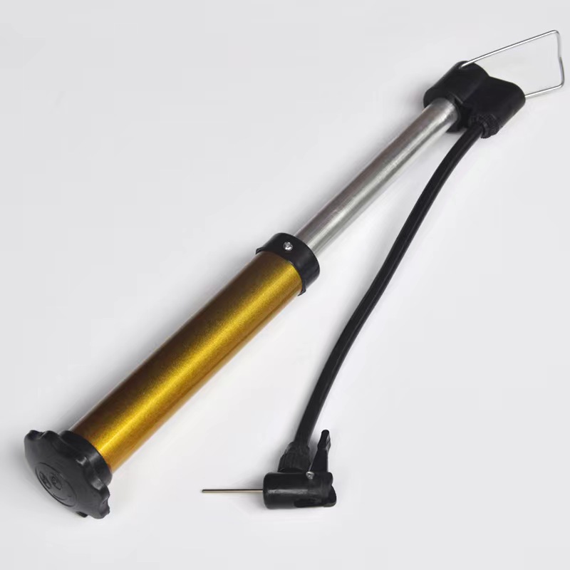 Factory Direct Sales Spot Wholesale Football Basketball Volleyball Pump High Pressure Portable Mini Air Needle Mesh Bag Kit