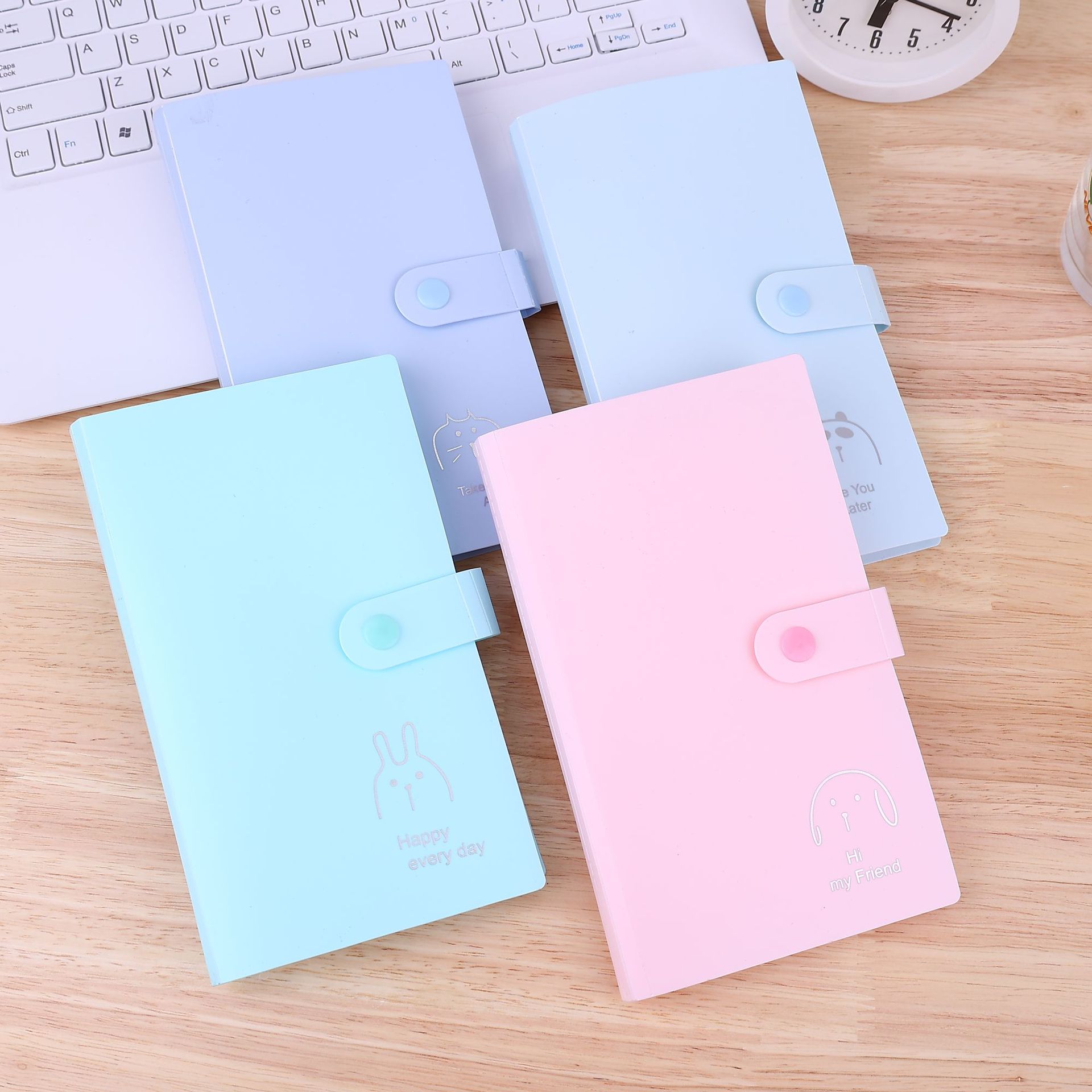 Card Book Star-chasing Collection Card Book pp Material Transparent Small Animal Small Card Game Card Book Snap-on Card Book Self-made