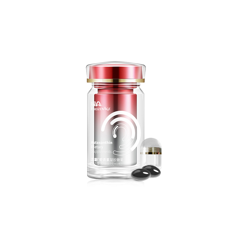 Green a Freeze Age ® Astaxanthin 12Mg, Naturally Grown in Lake Water, Patented Haematococcus Pluvialis, Oral Administration, Domestically Produced, 60 Capsules/Bottle