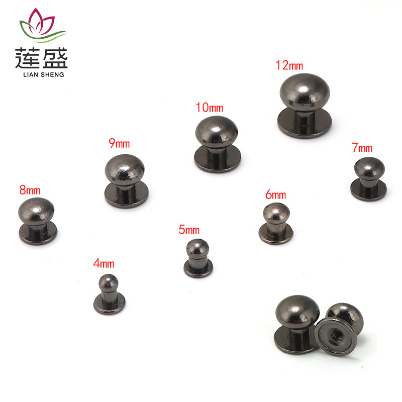 Bag diy accessories Heshang head milk bag with fixed buckle metal accessories shoulder strap button hardware accessories material