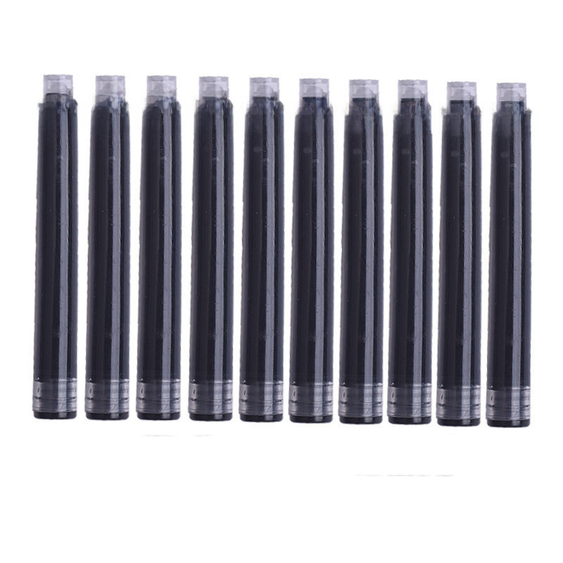 Pen ink bag suit 3.4mm replaceable primary school student straight-liquid erasable pure blue black ink blue red