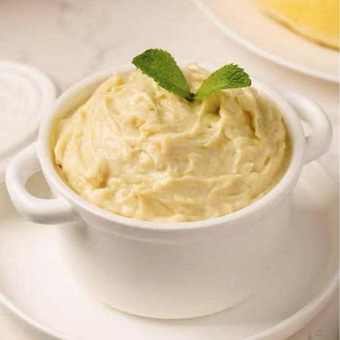 Thai Golden Pillow Durian Frozen Pure Pulp Filling for Home and Commercial Use, Wholesale Sweet Dessert Sauce, Commercial Durian Sauce