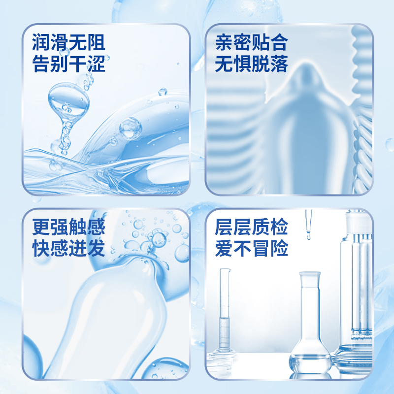 Okamoto Condoms Okamoto Super Lubricated 3-Pack Condoms Smooth Lubricated Adult Sex and Family Planning Supplies Wholesale