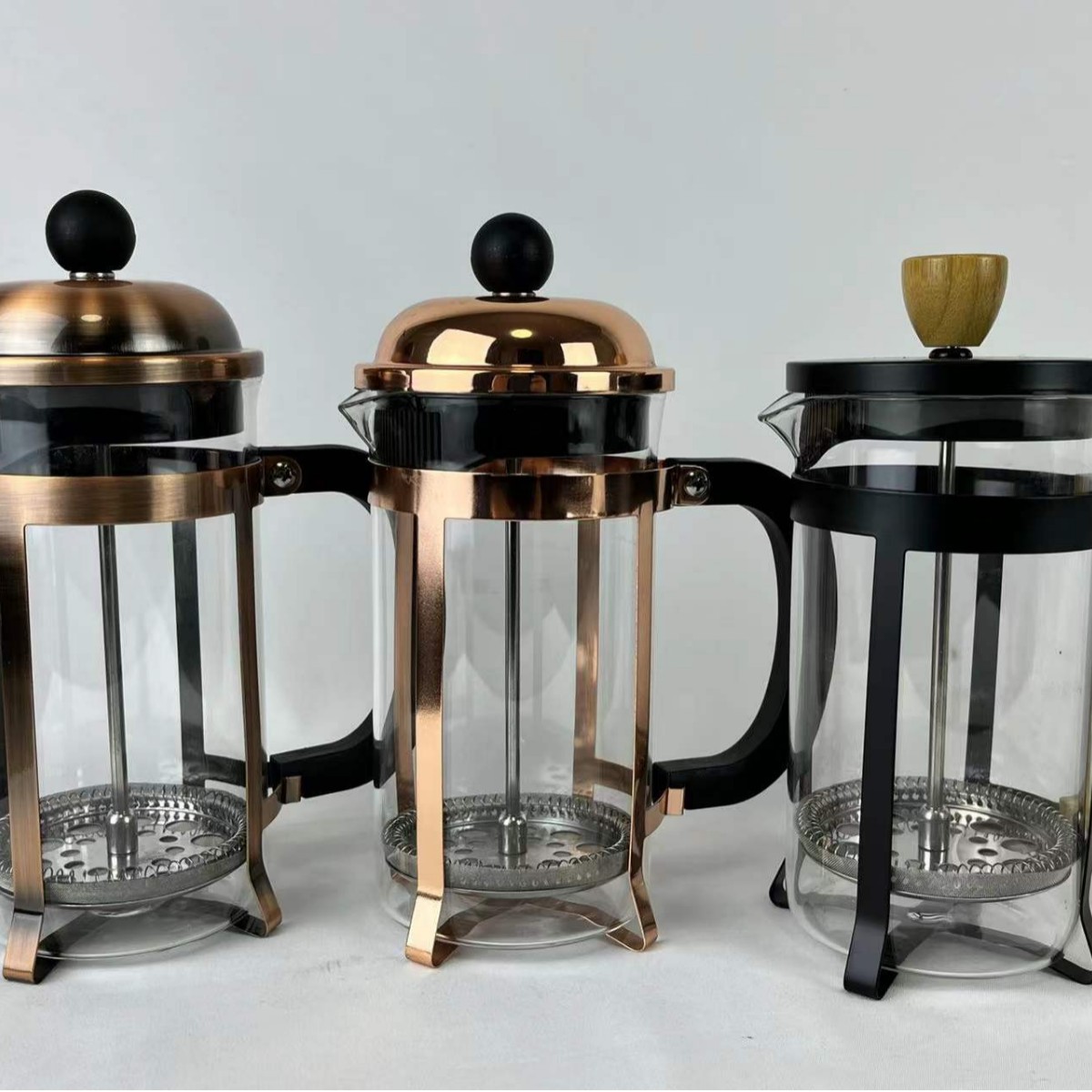 Кросс-бордерный чайник для кофе, домашняя френч-пресса, стеклянный чайник, ручной фильтр, заварка холодного кофе