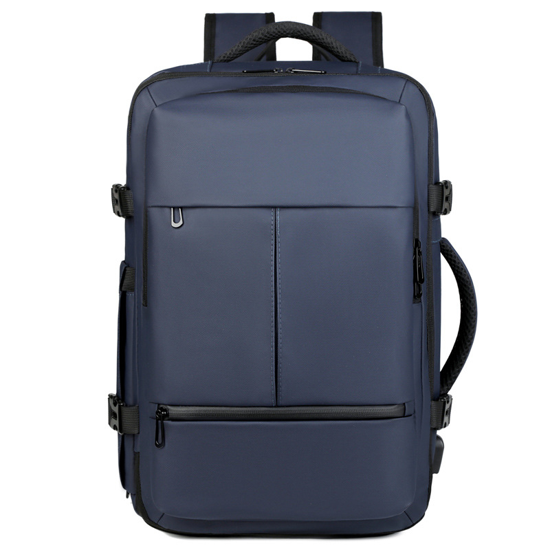 New Style Carry-On Backpack for Men, Business Multifunctional Expandable Backpack, Large Capacity Shoe Compartment, High-End Travel School Bag