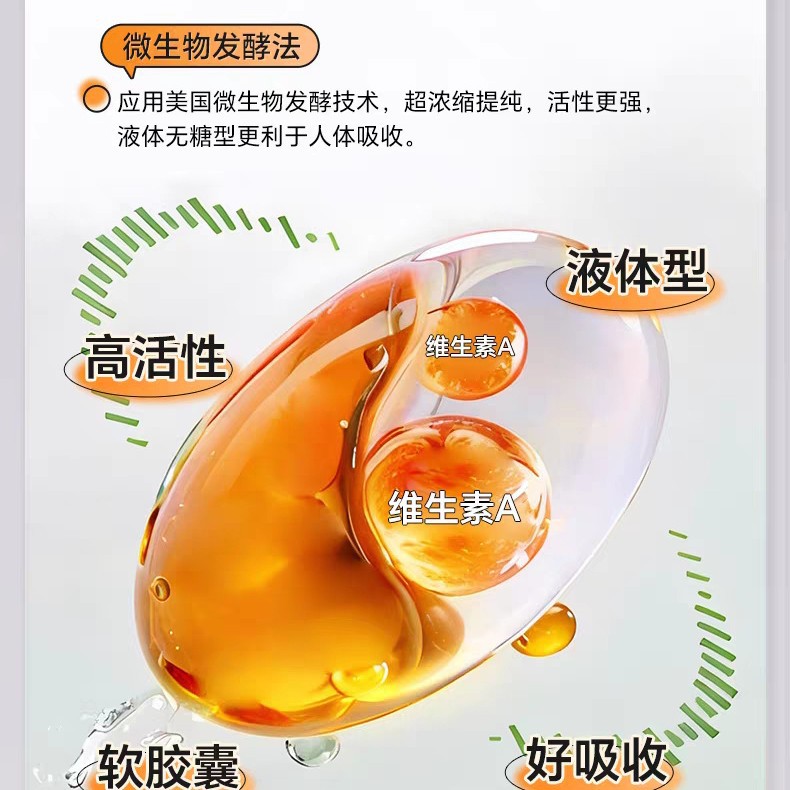 Zuo Ning Brand Carotene Soft Capsules