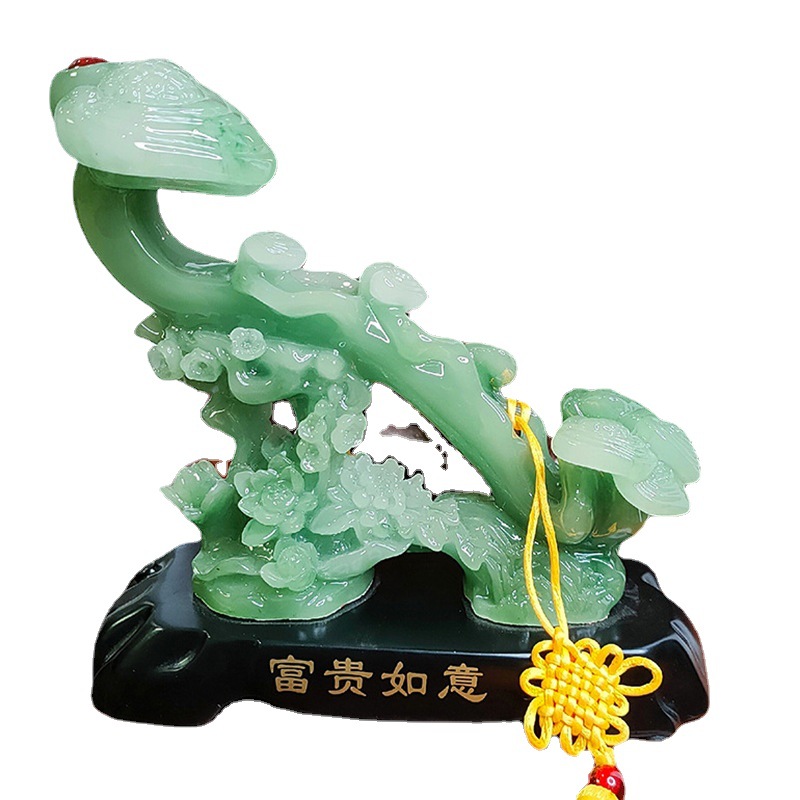 Free Shipping Fugui Yuruyi Ornaments Home Gifts Home Decorations TV Cabinet Wine Cabinet Housewarming New House Crafts