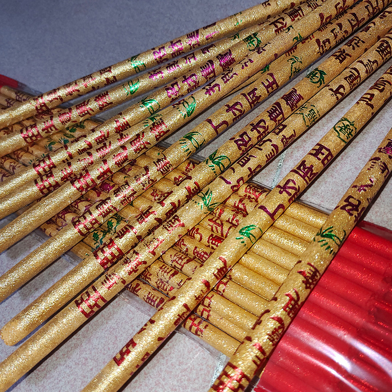 Factory wholesale Buddha incense 18 Pack 33-60cm temple for incense hot gold incense God of wealth incense peace incense
