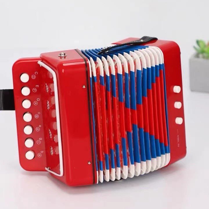 Source Factory Wholesale Abs 7-Key 2-Bass Kidsren's Accordion Kidsren's Keyboard Musical Instrument Asia