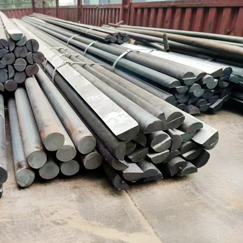 Semi-Circular Steel Q235 Marine D-Shaped Round Steel Solid Round Bar Hot-Rolled Semi-Circular Steel Bar for Bridge Construction Engineering