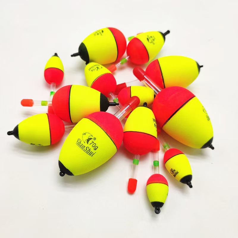 Factory Direct Sales Eva Big Belly Float Awa Float Long-Range Cast Sea Fishing Sea Pole Float Can Be Inserted into the Luminous Stick Fishing Float