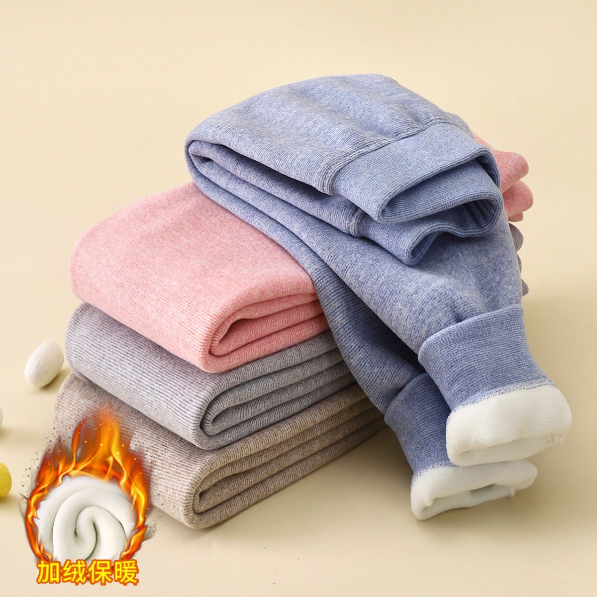 Теплые брюки для детей, новые флисовые брюки для мальчиков, утолщенные, леггинсы для девочек, детская одежда